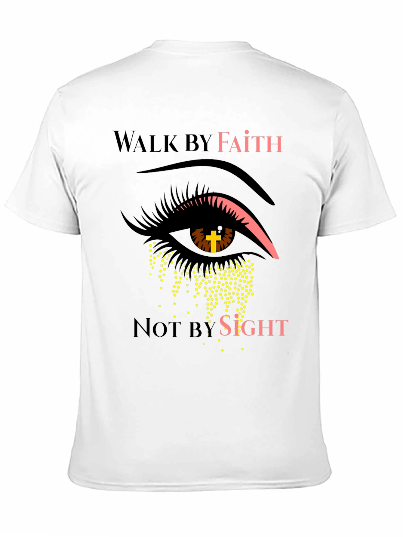 Faith Over Sight Graphic Tee - Christian Inspired Design