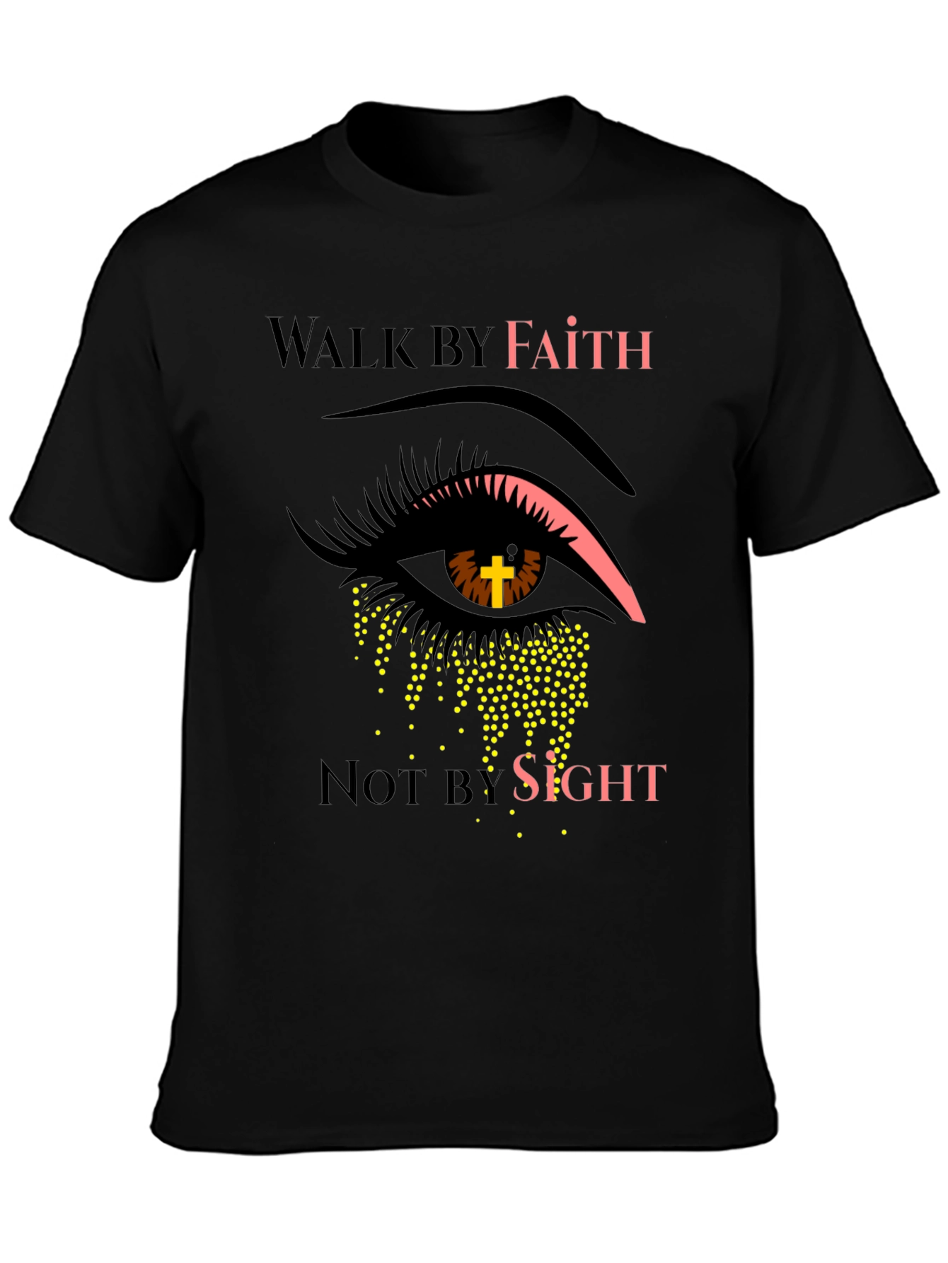Faith Over Sight Graphic Tee - Christian Inspired Design
