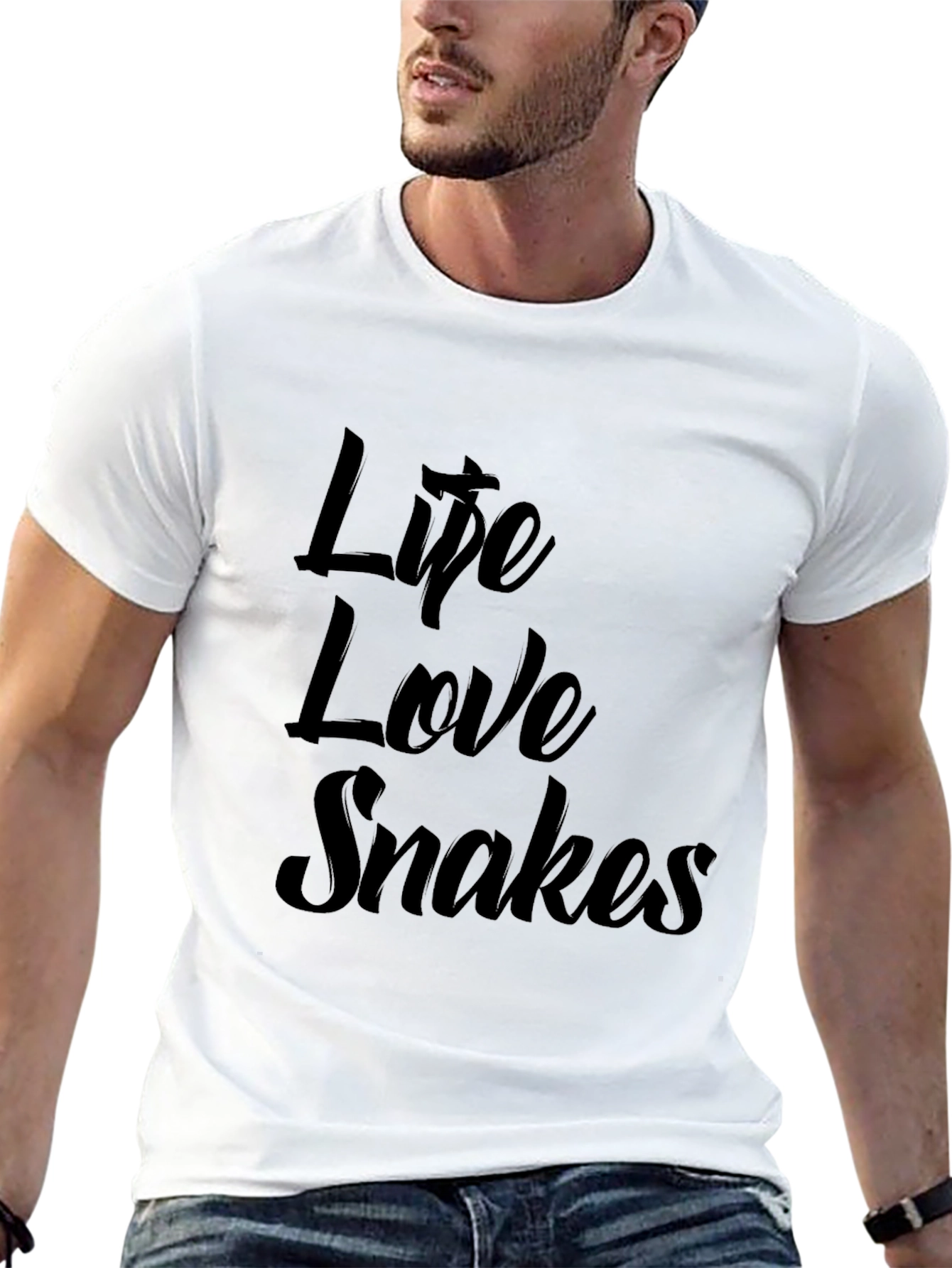 Life Love Snakes Graphic T-Shirt