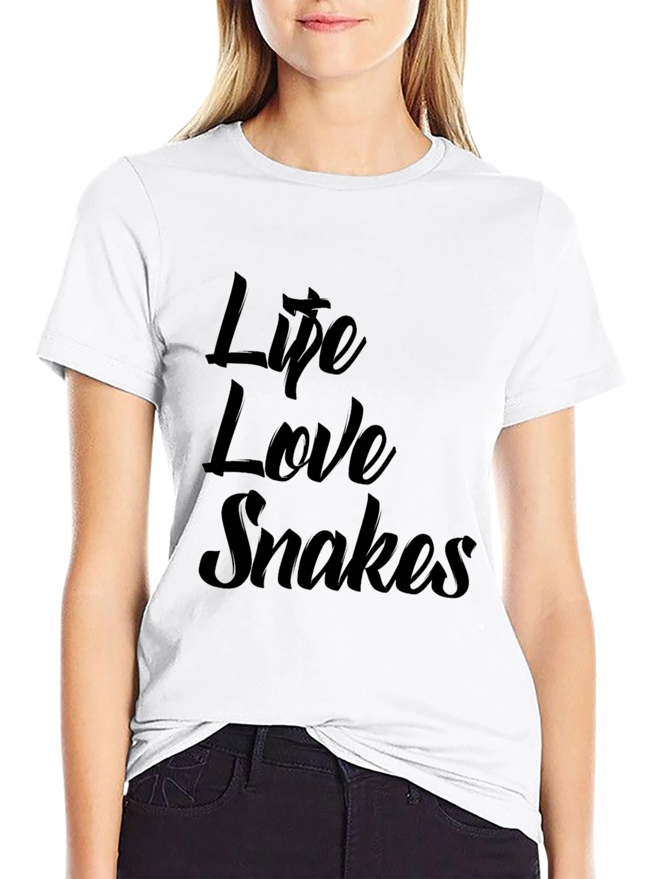 Life Love Snakes Graphic T-Shirt