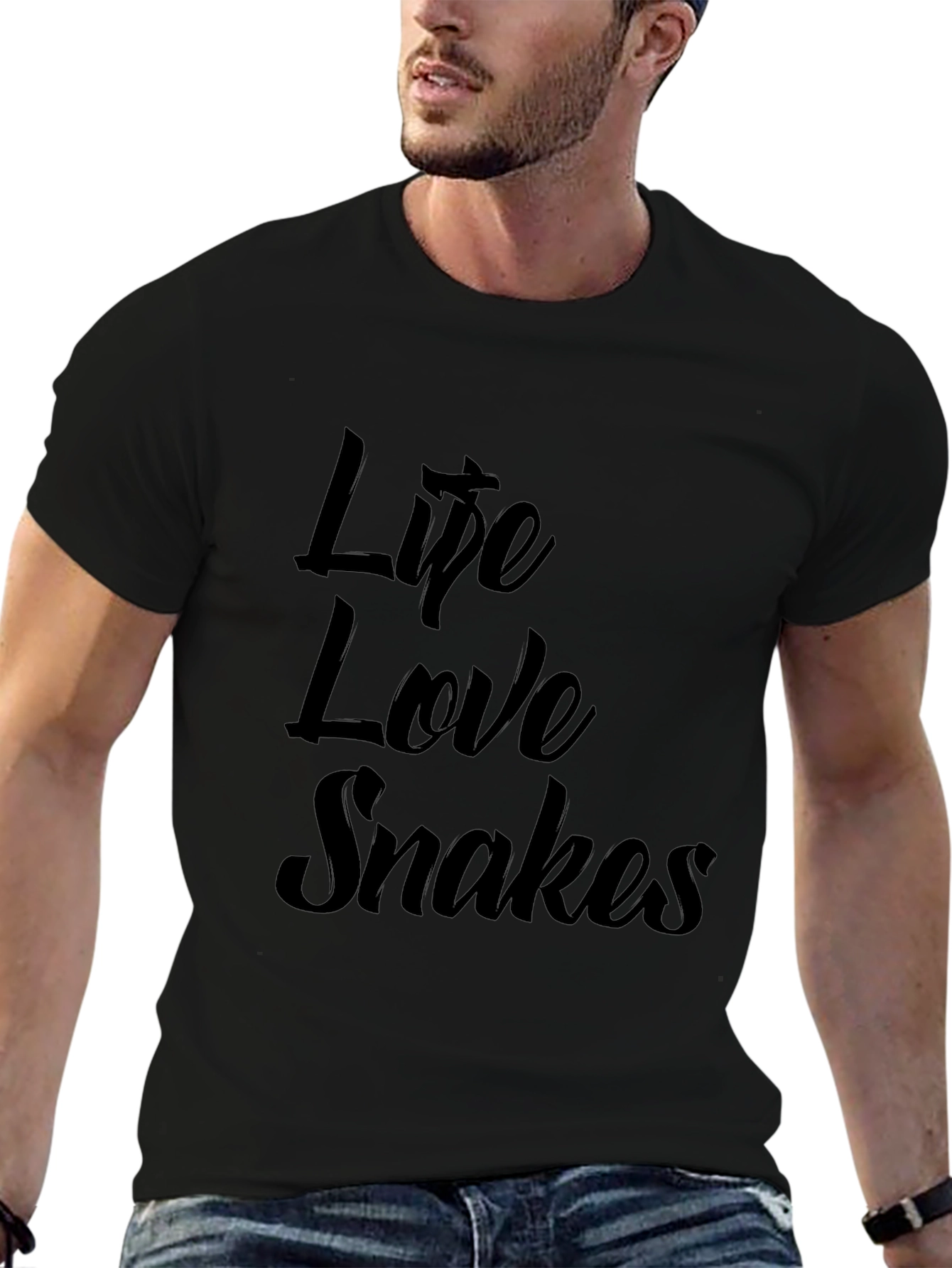 Life Love Snakes Graphic T-Shirt