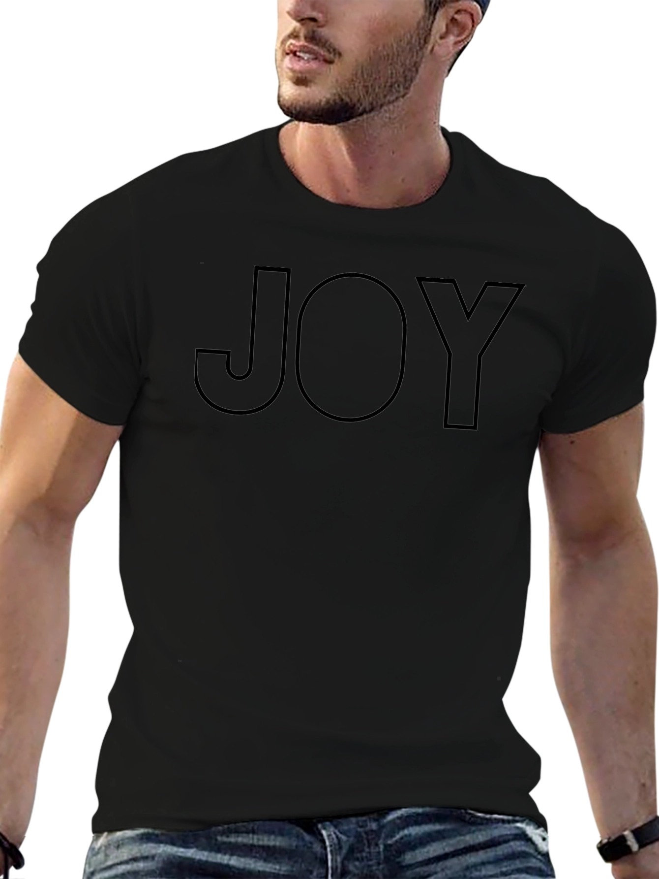 Joyful Black T-Shirt