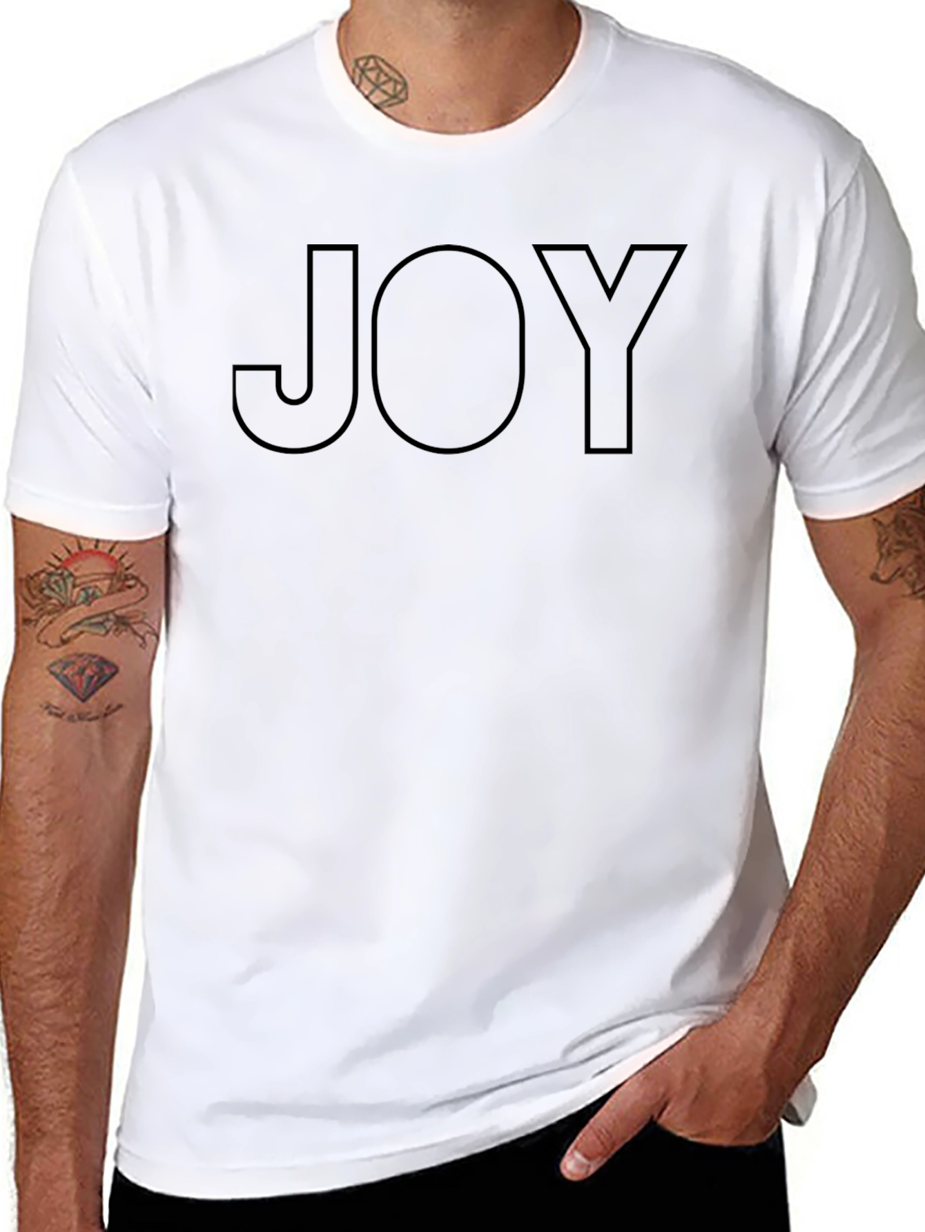 Joyful Black T-Shirt