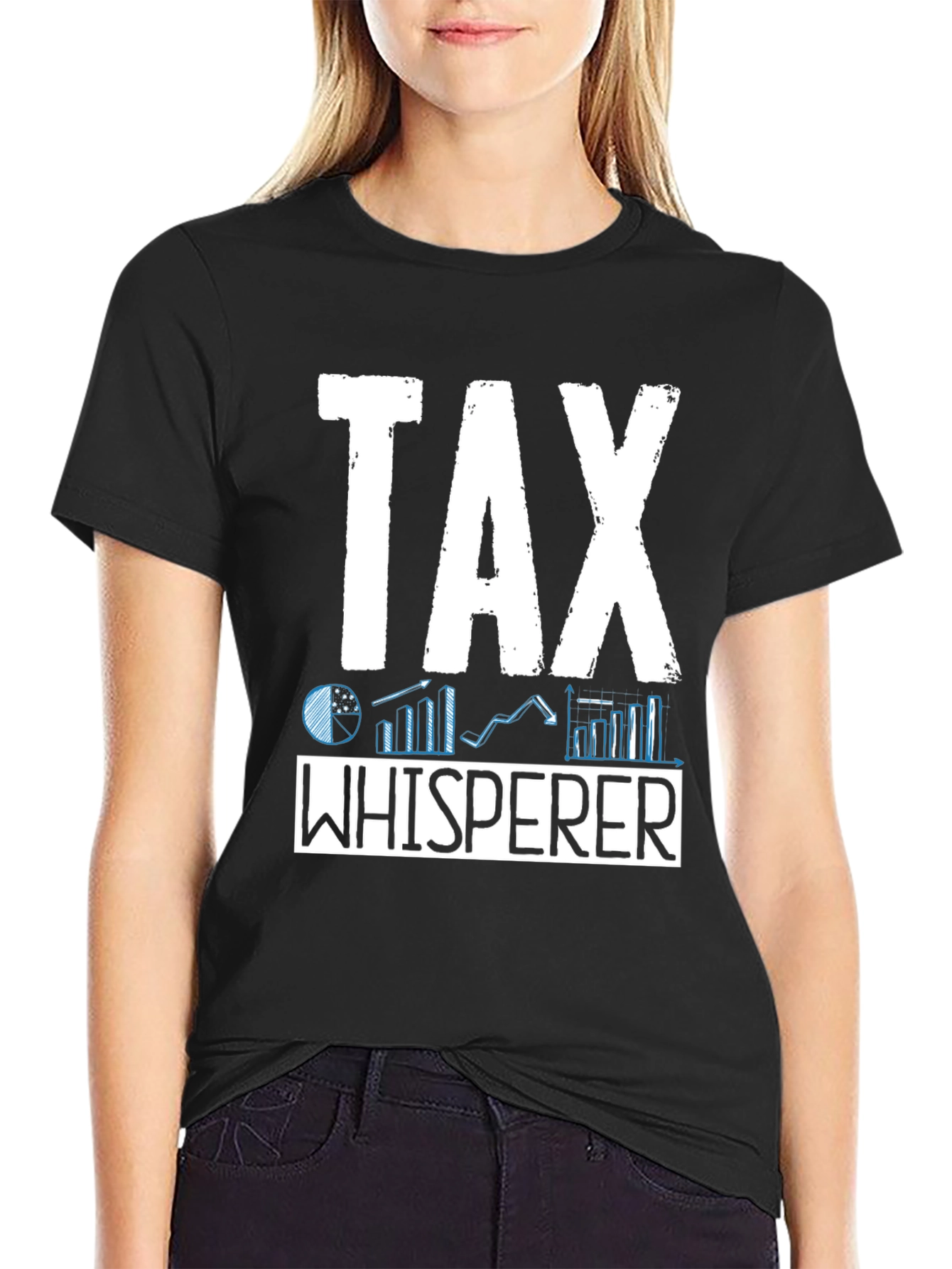 Tax Whisperer Graphic Tee - Finance Humor T-Shirt