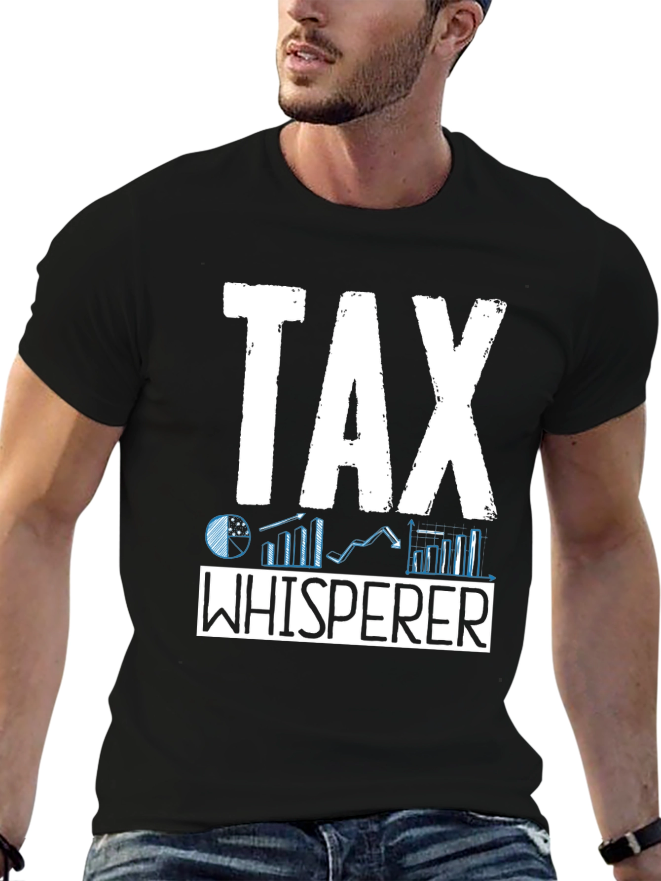 Tax Whisperer Graphic Tee - Finance Humor T-Shirt