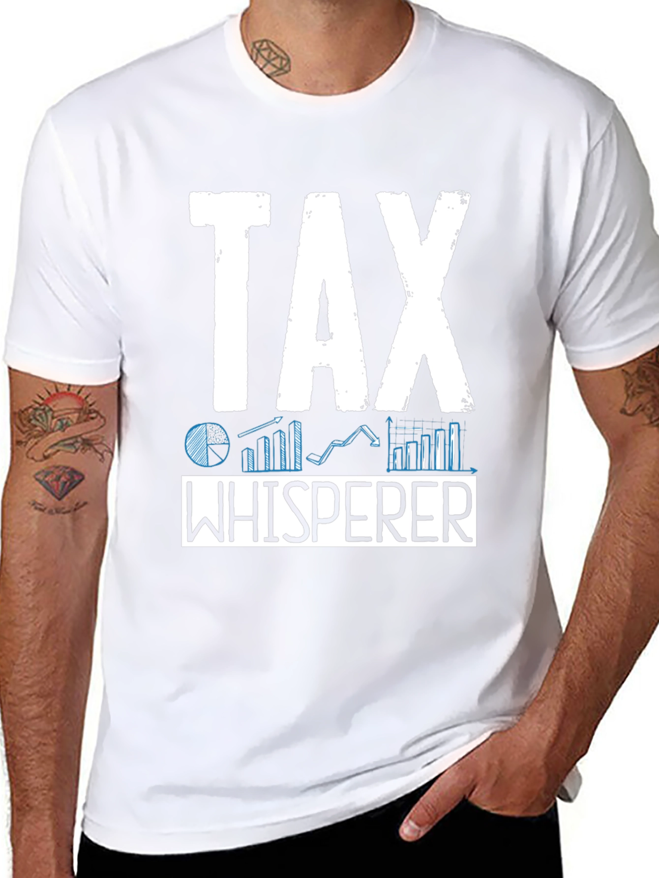Tax Whisperer Graphic Tee - Finance Humor T-Shirt