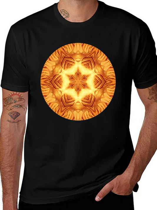 Abstract Hexagonal Pattern Tee