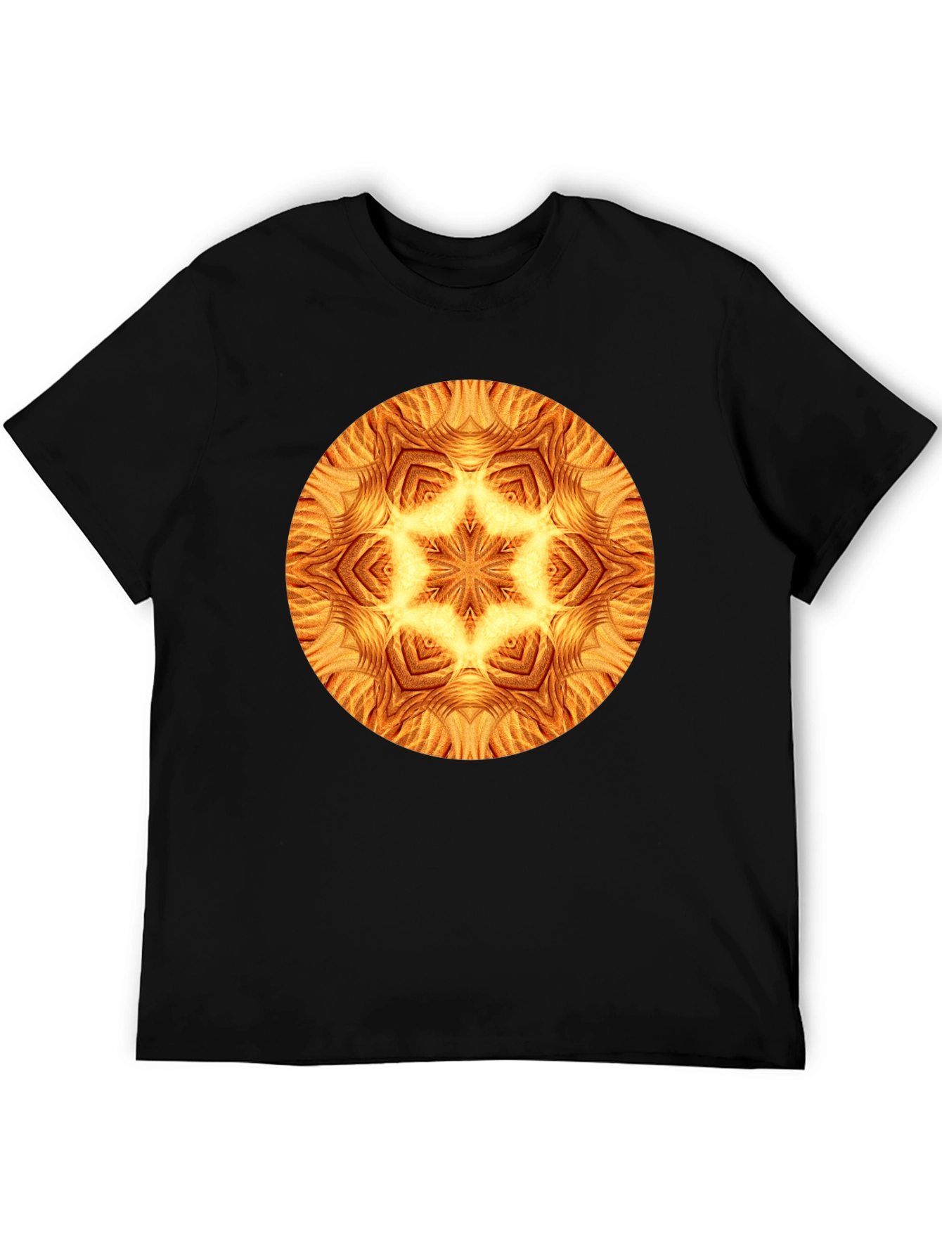 Abstract Hexagonal Pattern Tee