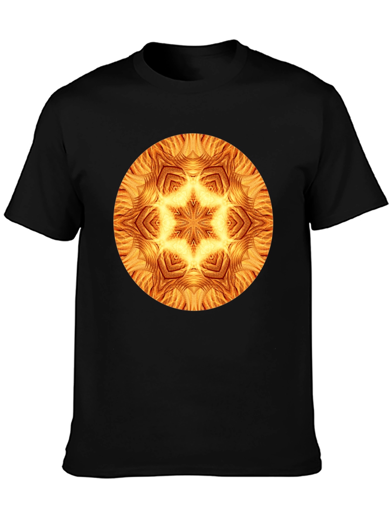 Abstract Hexagonal Pattern Tee