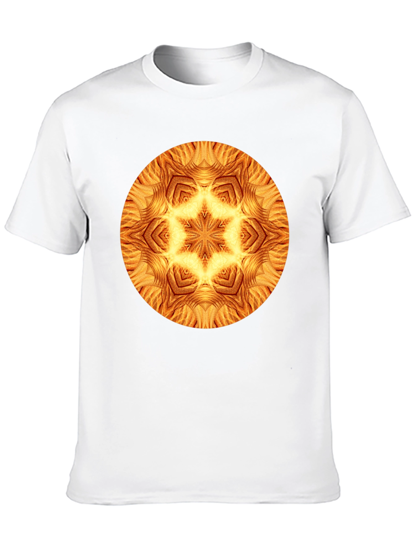 Abstract Hexagonal Pattern Tee