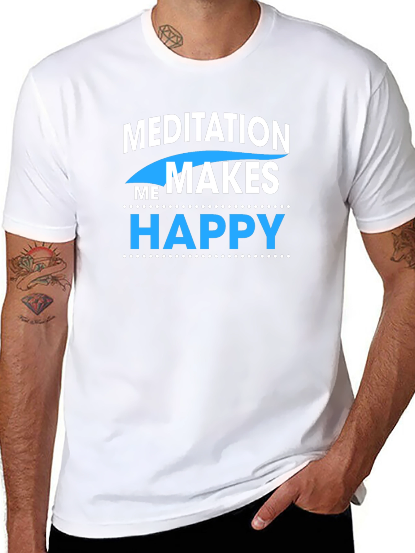 Meditation Makes Me Happy T-Shirt