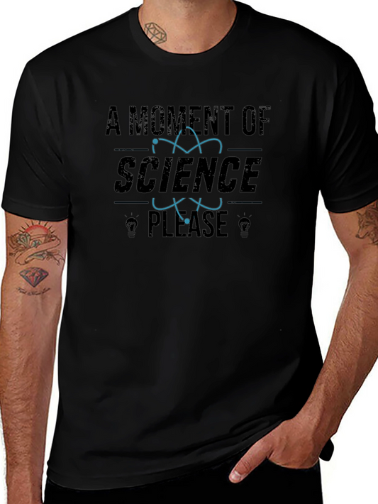 Science Please Black T-Shirt