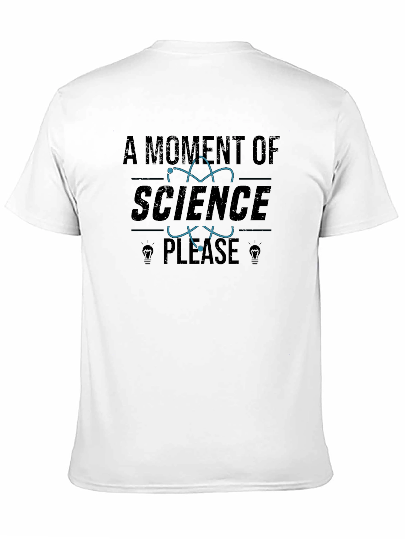 Science Please Black T-Shirt
