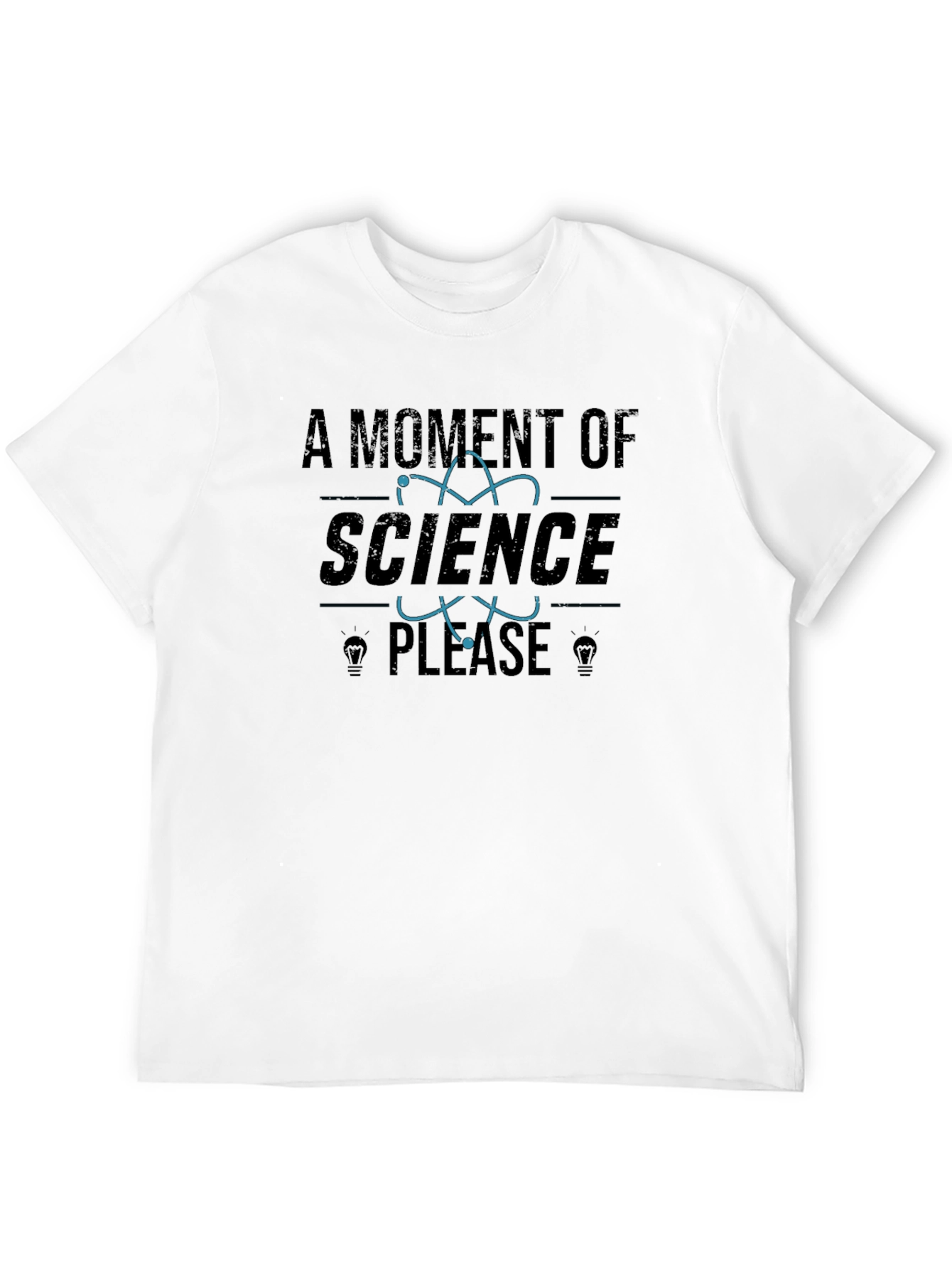 Science Please Black T-Shirt