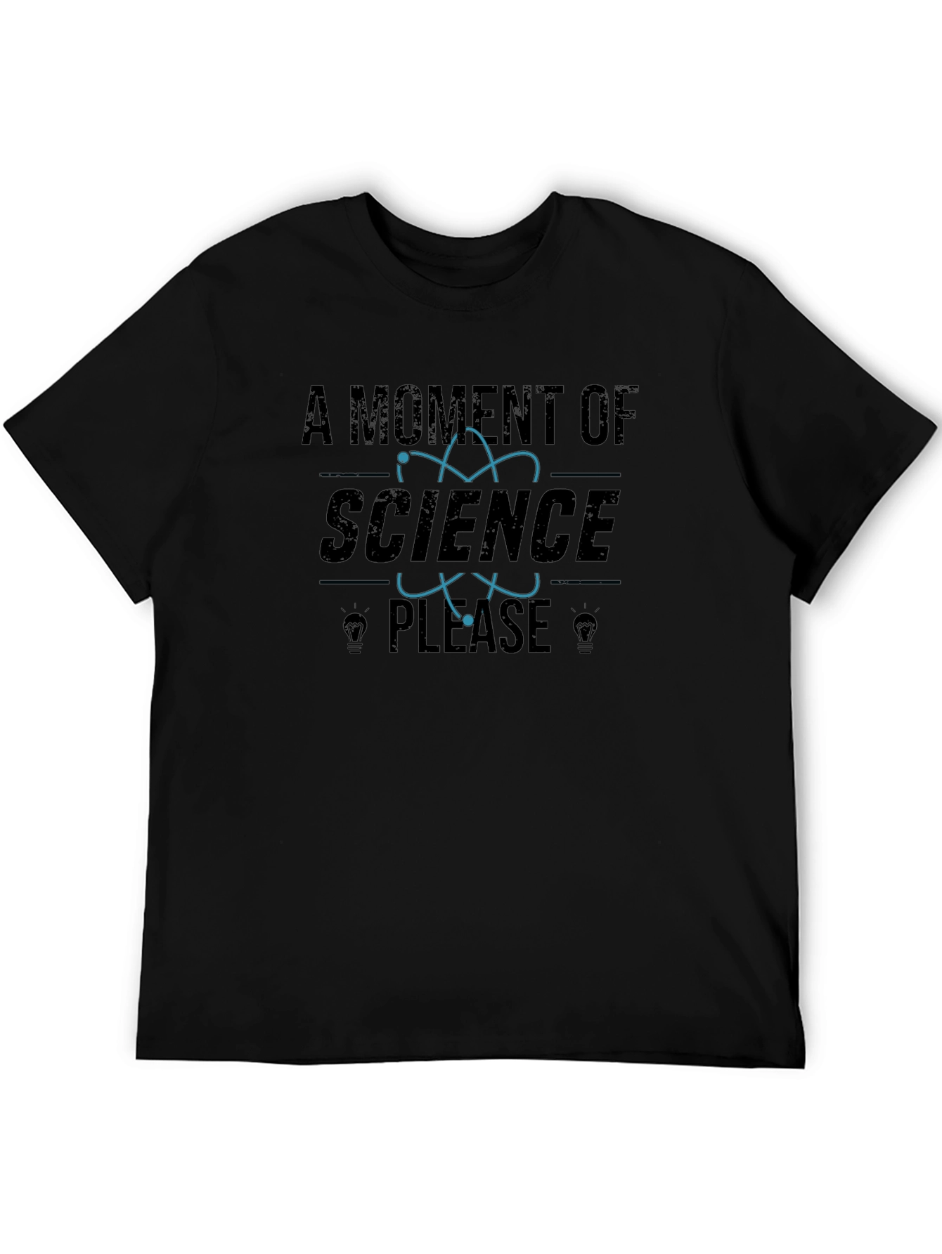 Science Please Black T-Shirt
