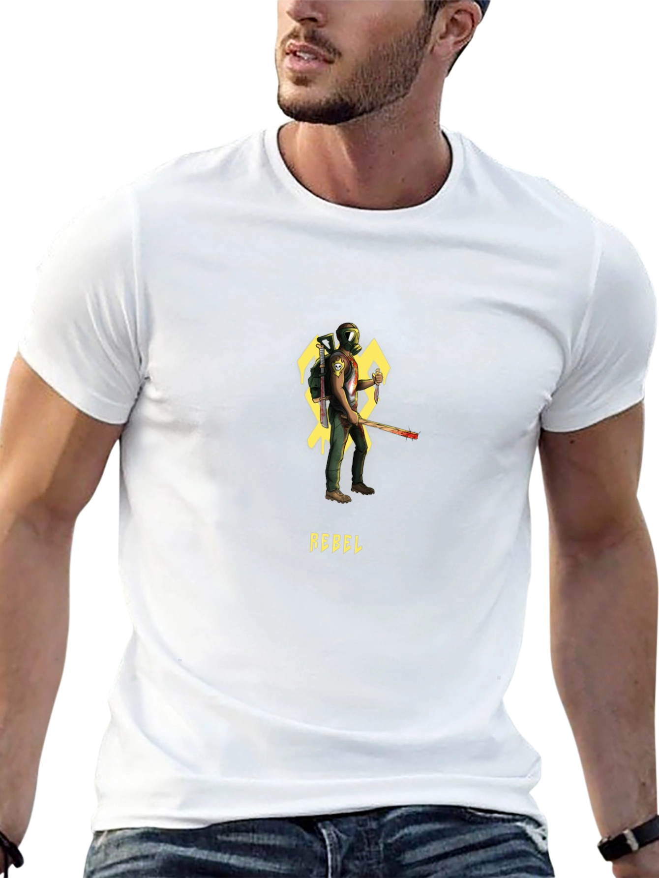Rebel Graphic T-Shirt - Black