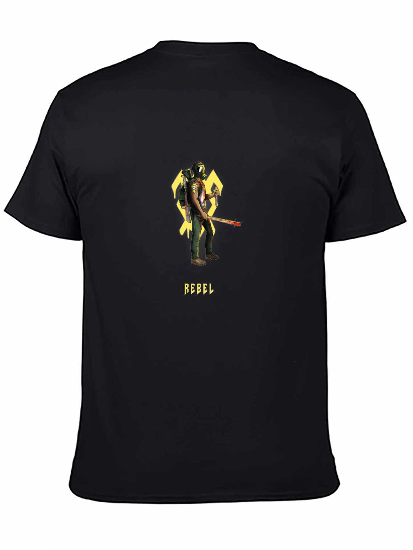 Rebel Graphic T-Shirt - Black