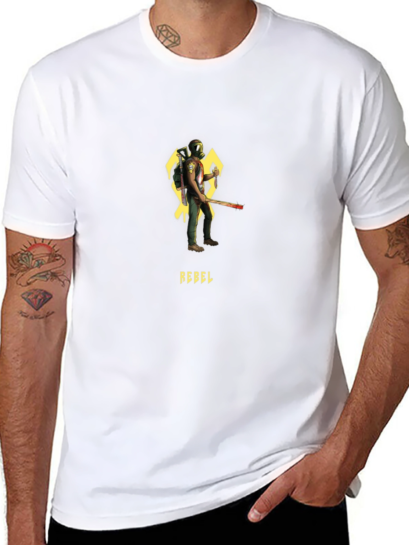 Rebel Graphic T-Shirt - Black