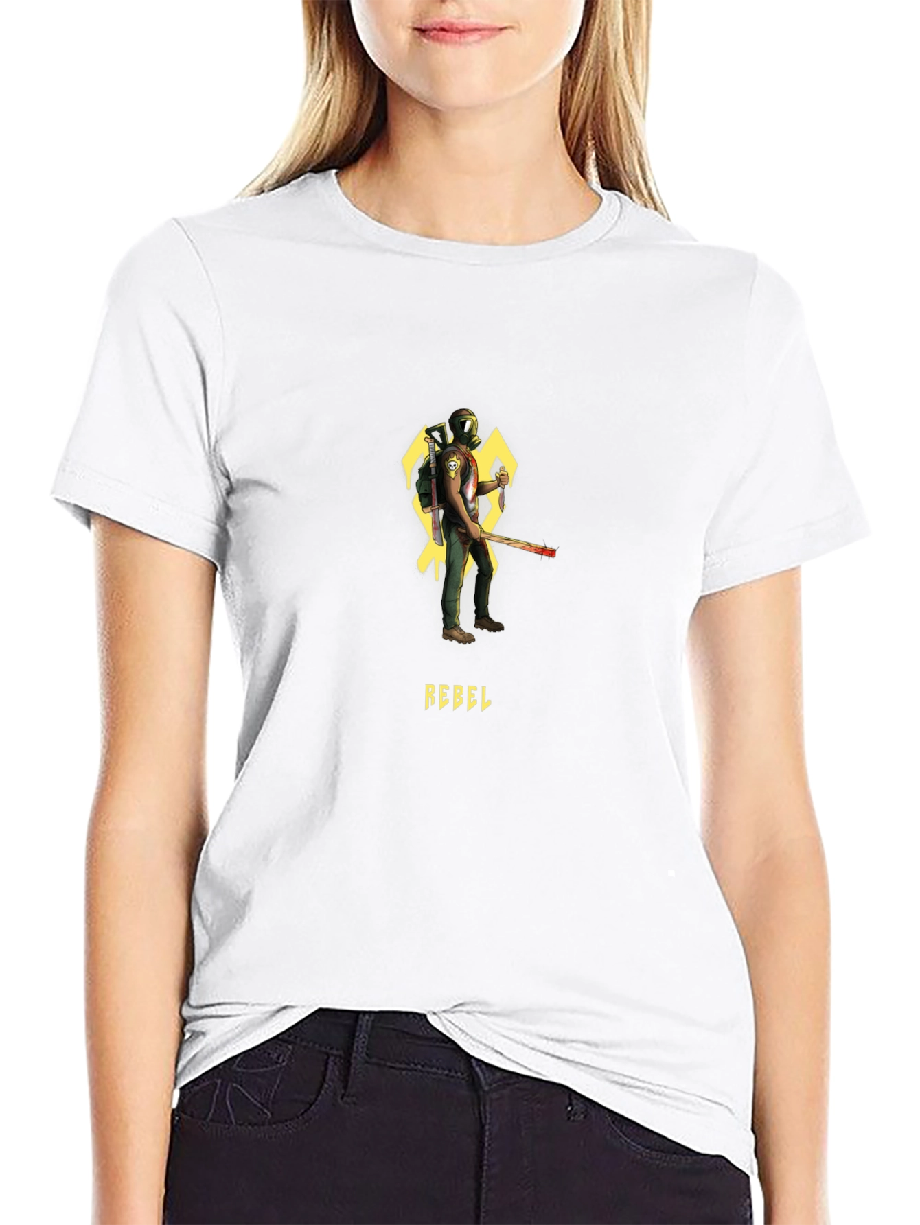 Rebel Graphic T-Shirt - Black