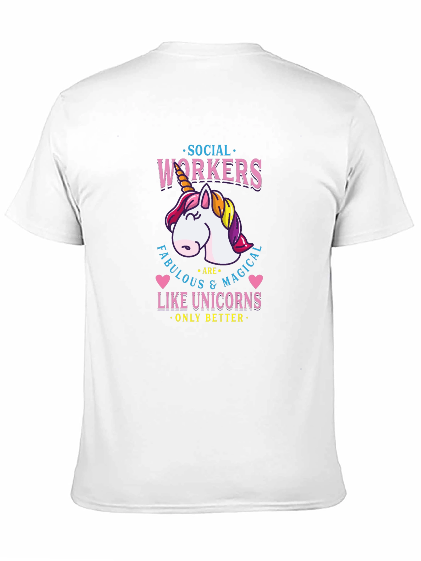 Social Workers Unicorn Graphic T-Shirt