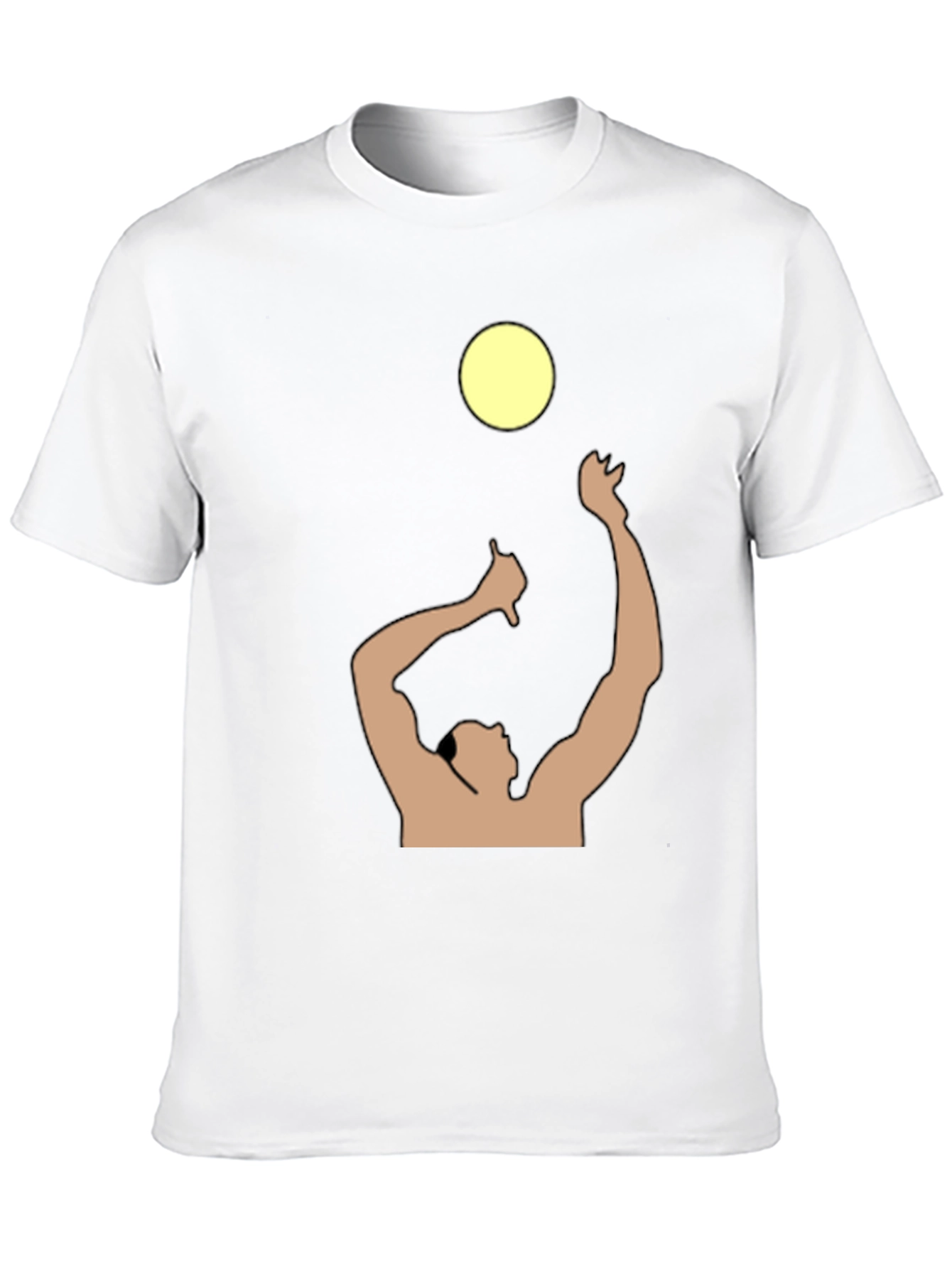 Volleyball Player Graphic T-Shirt