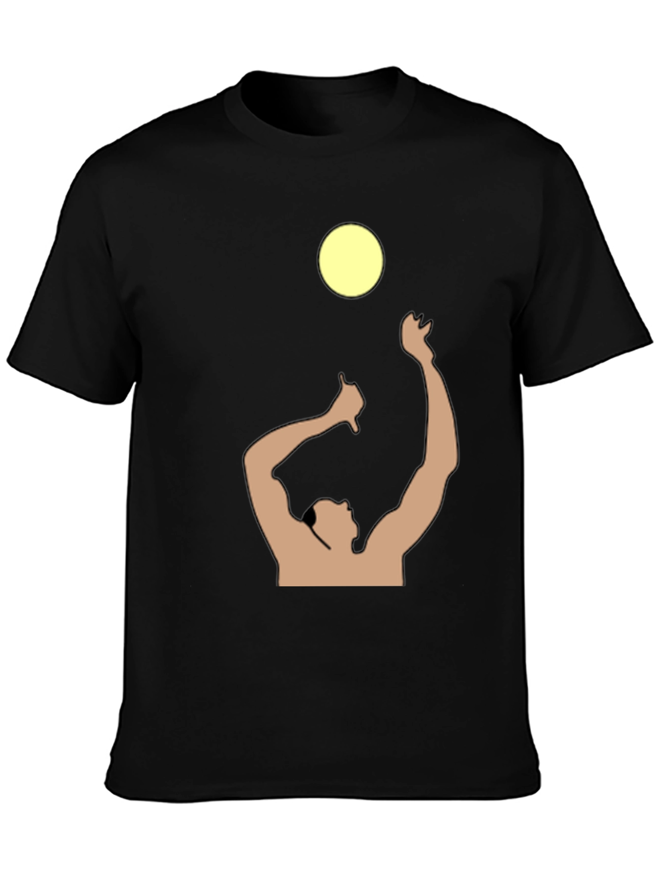 Volleyball Player Graphic T-Shirt