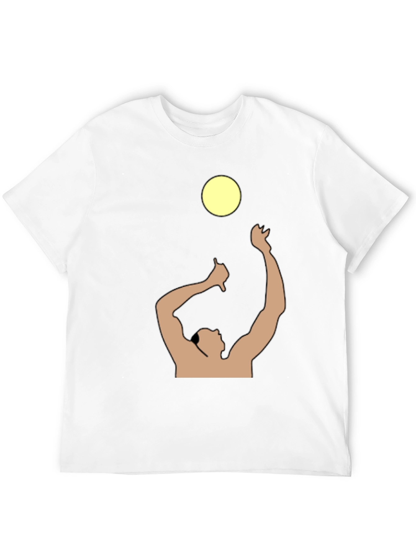 Volleyball Player Graphic T-Shirt