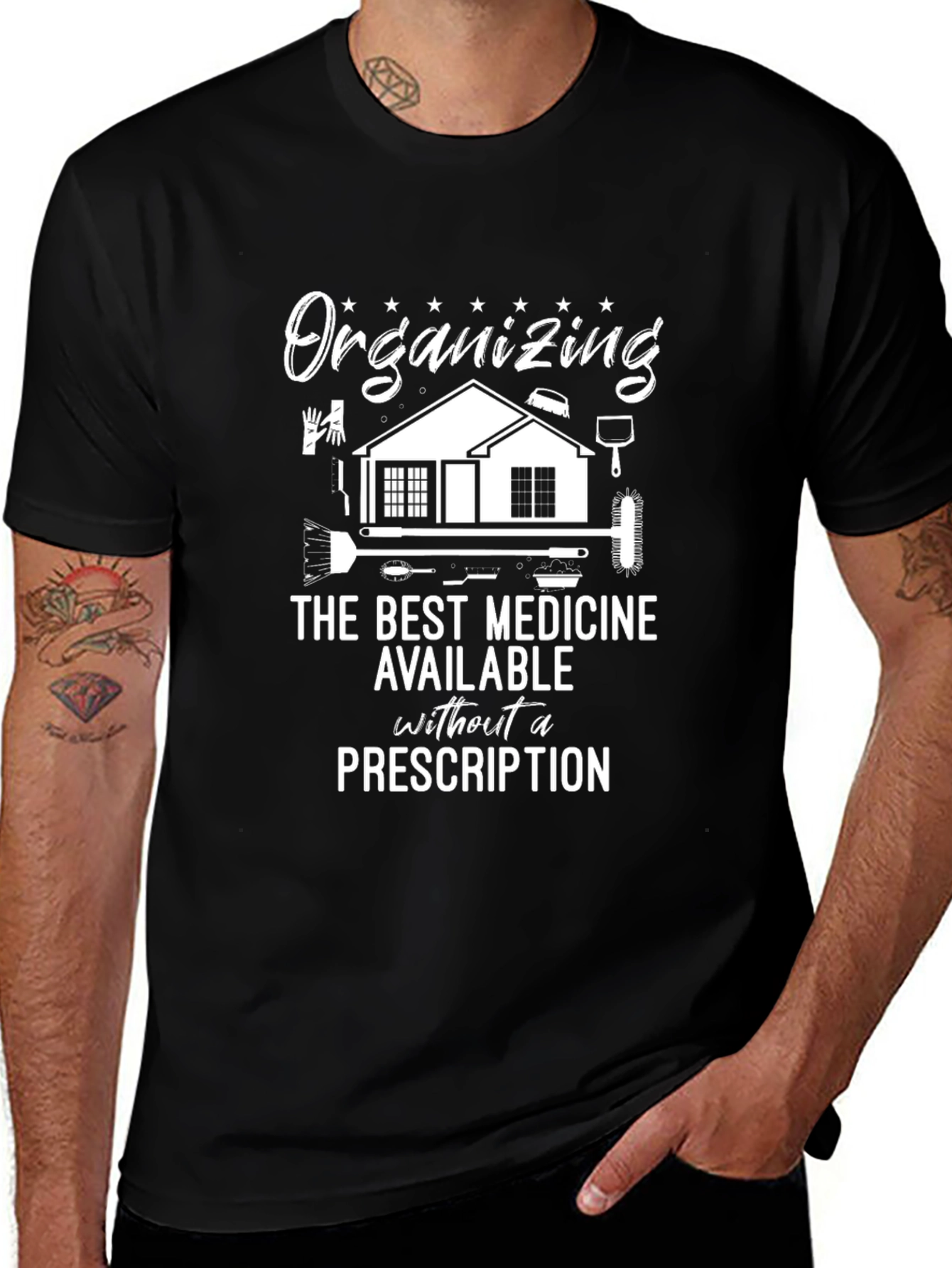 Organizing is the Best Medicine Graphic T-Shirt