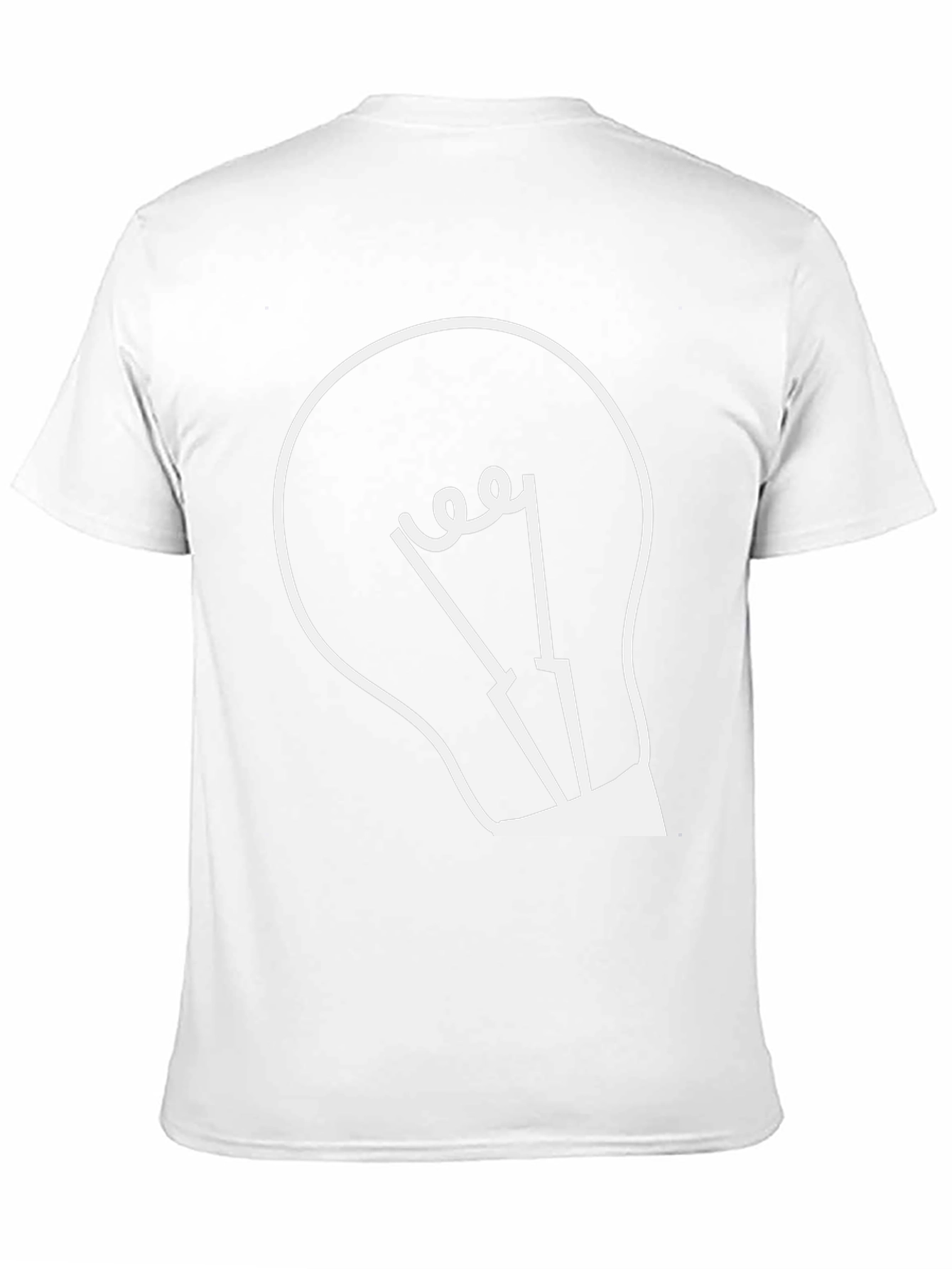 Light Bulb Graphic Tee - Modern Design T-Shirt