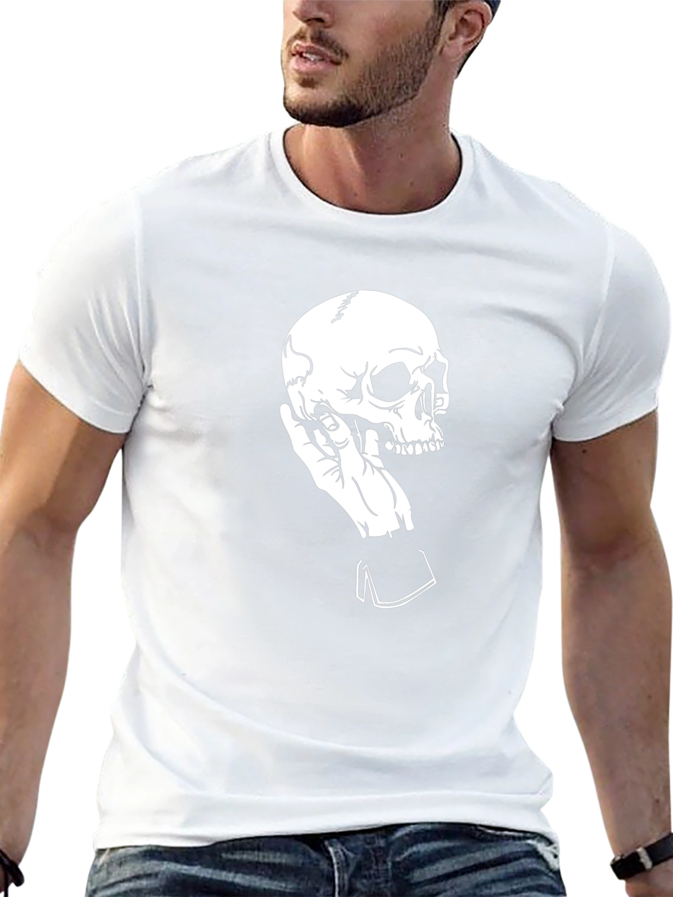 Skull Hand Black Tee