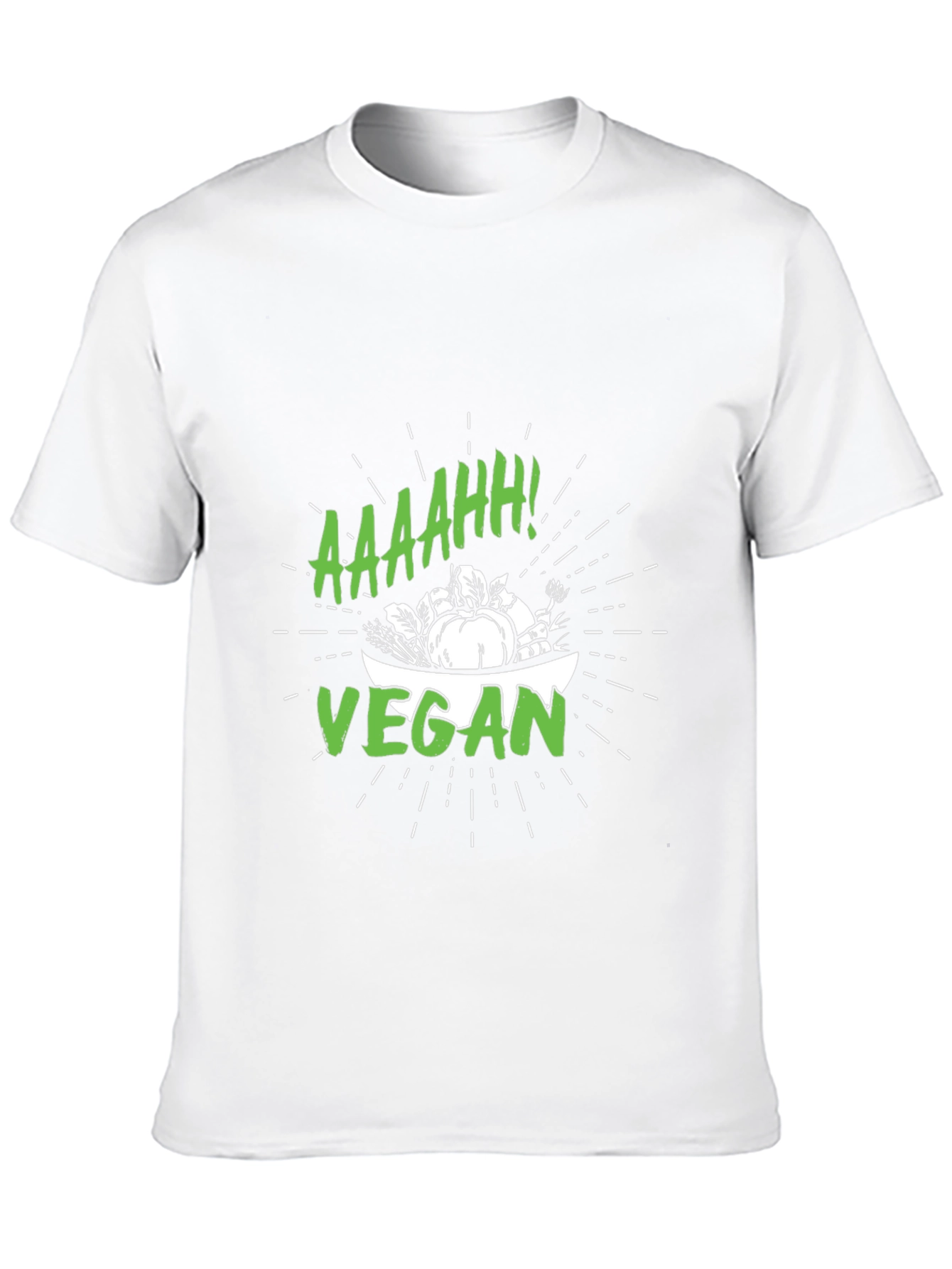 Vegan T-Shirt - Aaaahh! Design
