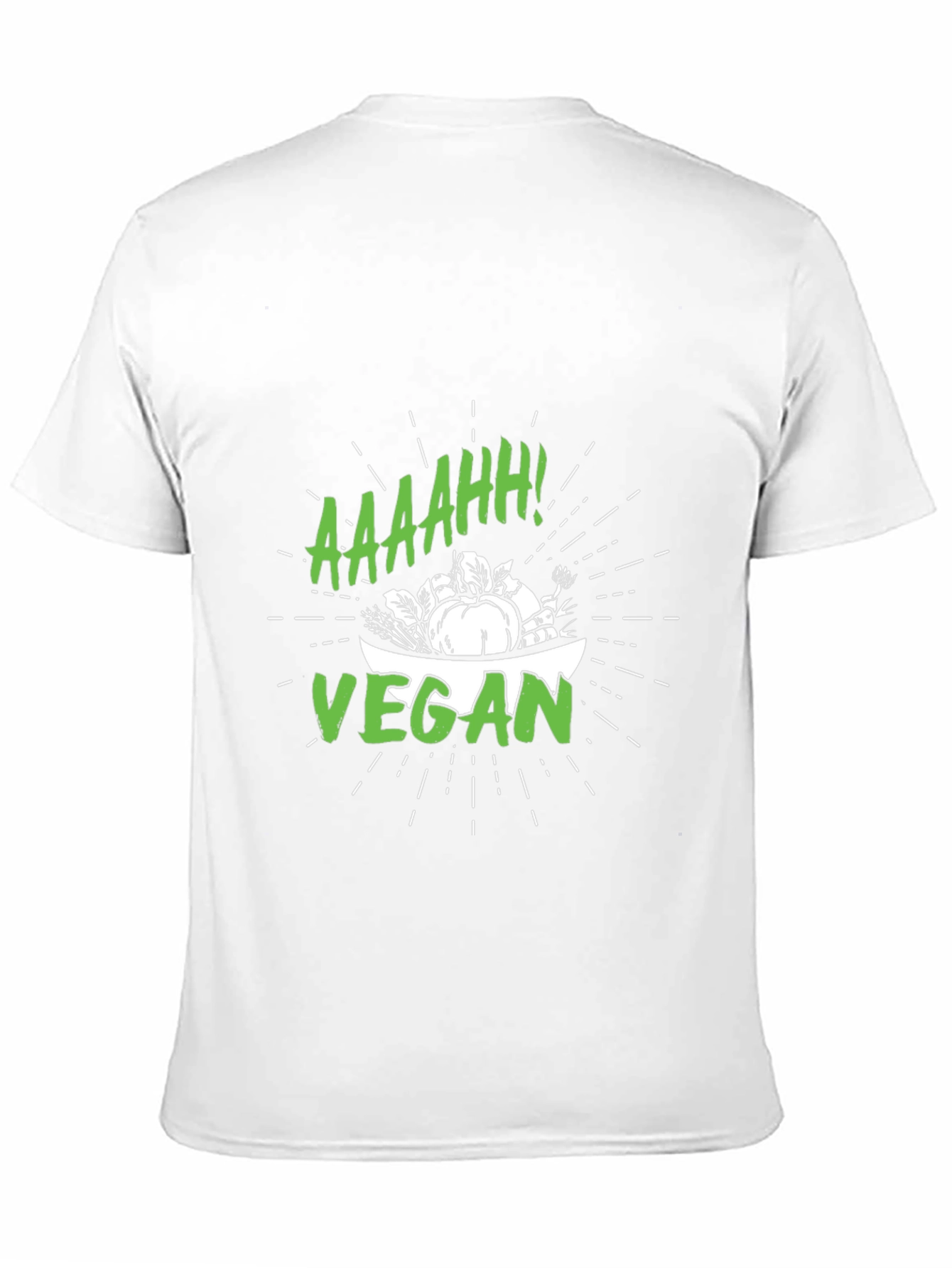 Vegan T-Shirt - Aaaahh! Design
