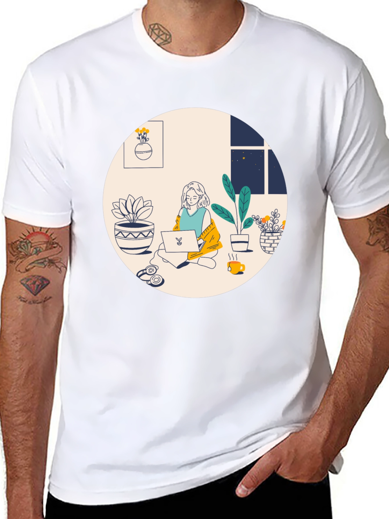 Work from Home Graphic T-Shirt