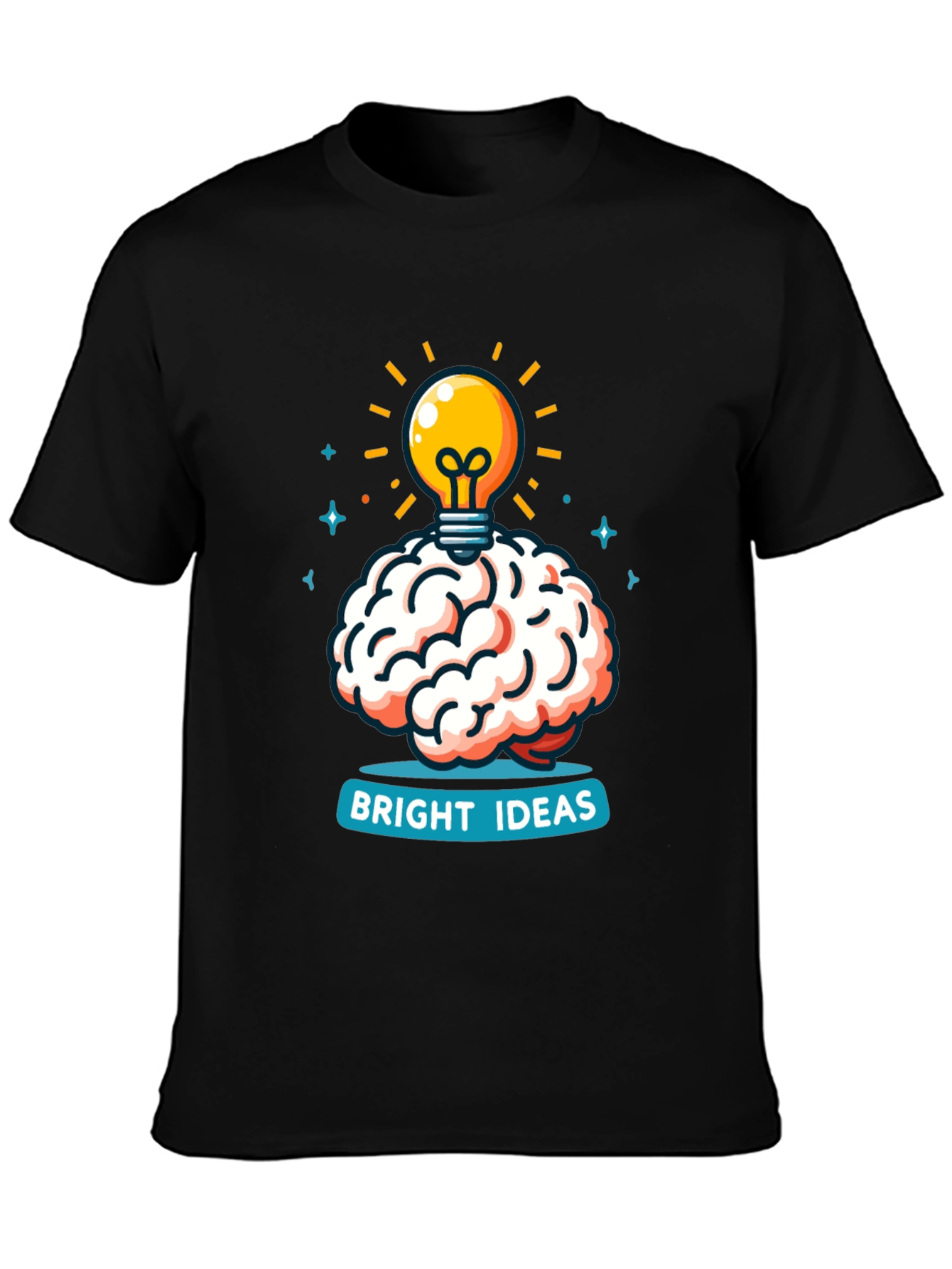Bright Ideas Brain T-Shirt - Creative Thinking Tee