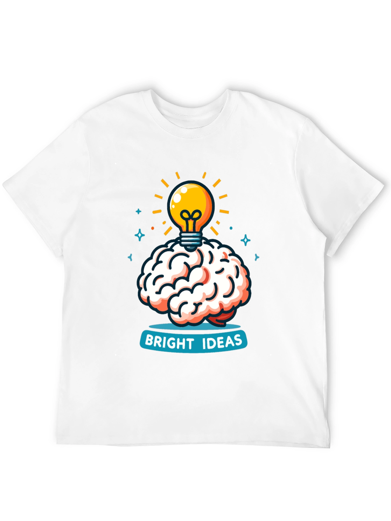 Bright Ideas Brain T-Shirt - Creative Thinking Tee