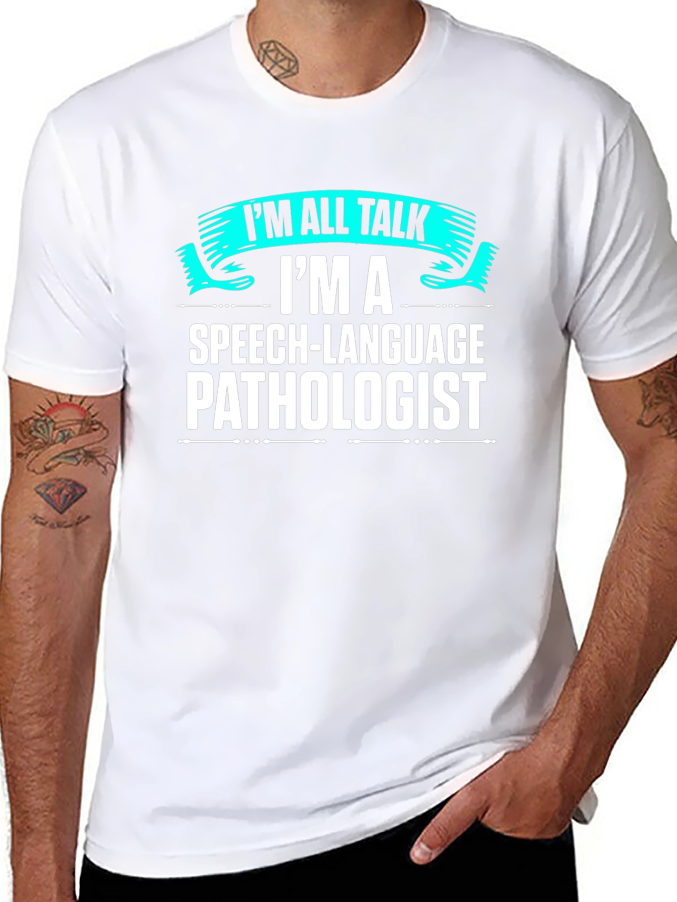 Speech Language Pathologist Im All Talk T-Shirt