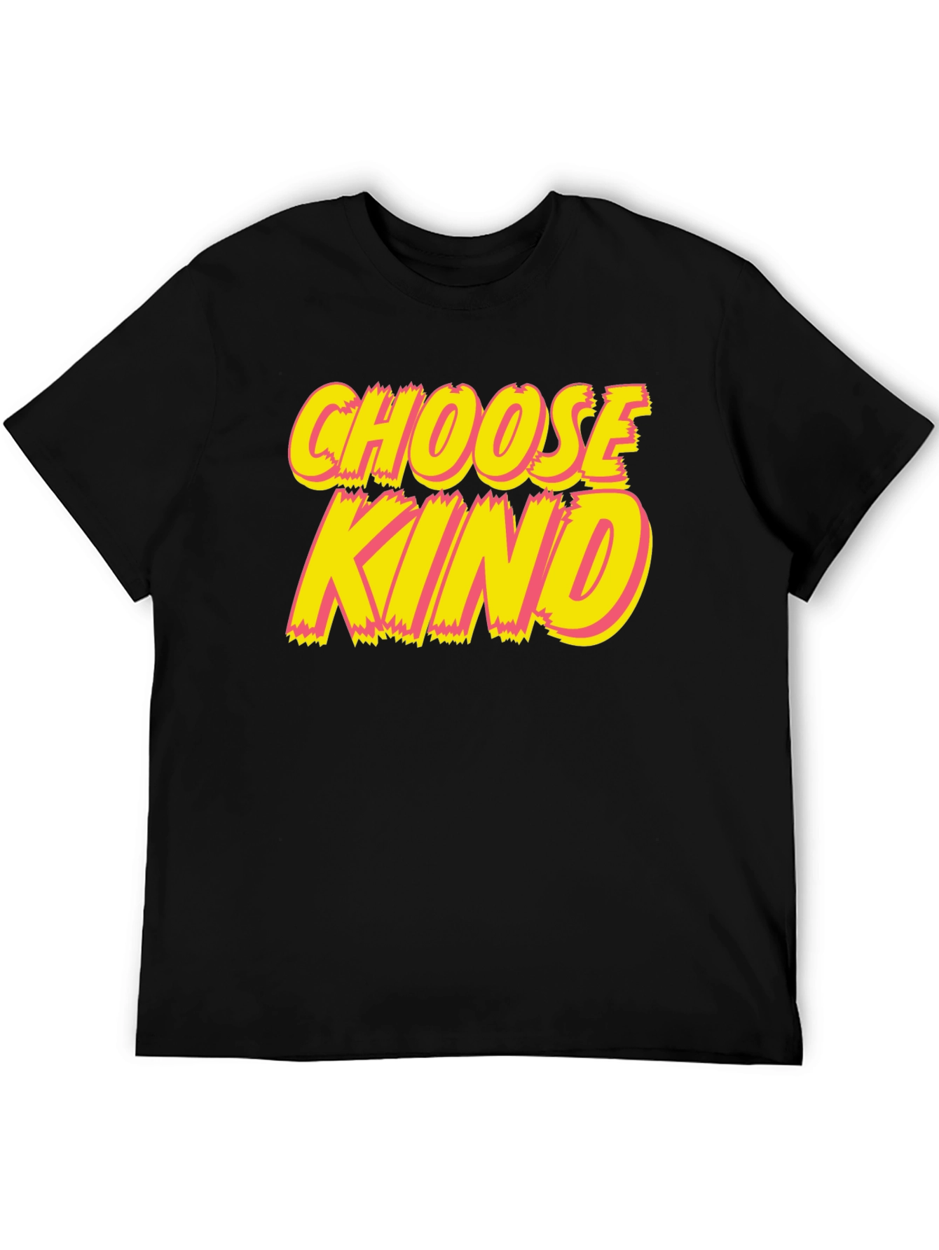 Choose Kind Graphic Tee - Black Crew Neck T-Shirt