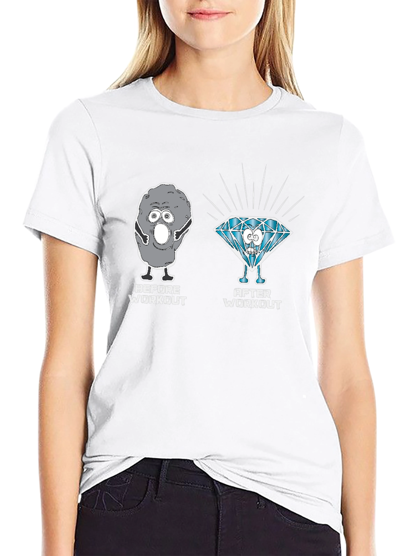 Workout Transformation Graphic Tee