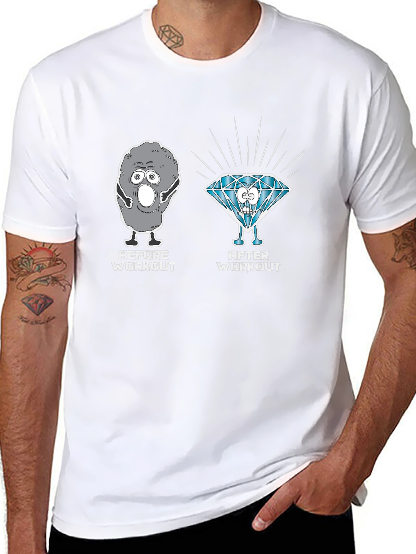 Workout Transformation Graphic Tee