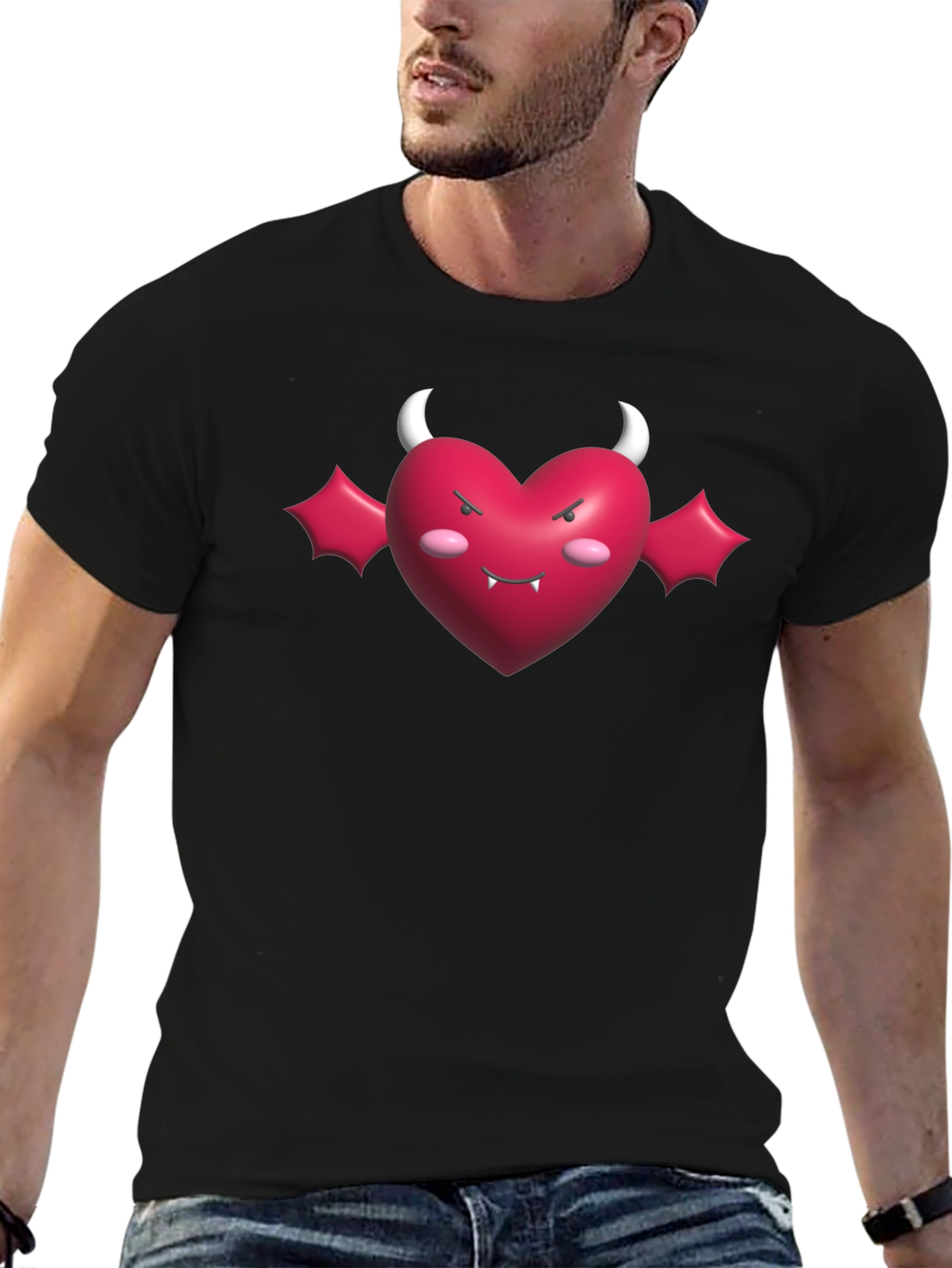 Devil Heart T-Shirt - Fun Edgy Style
