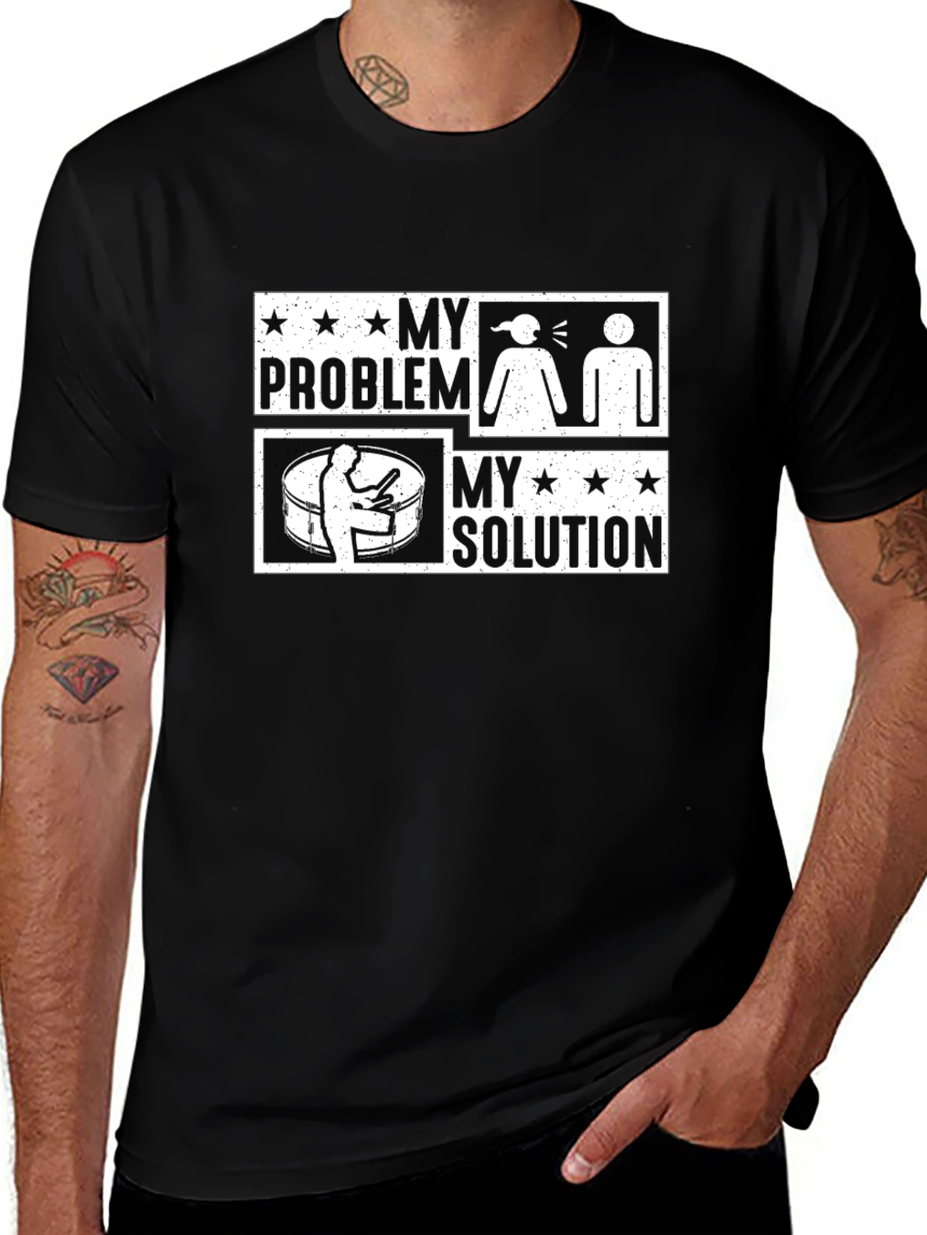 Drummers Solution Graphic Tee