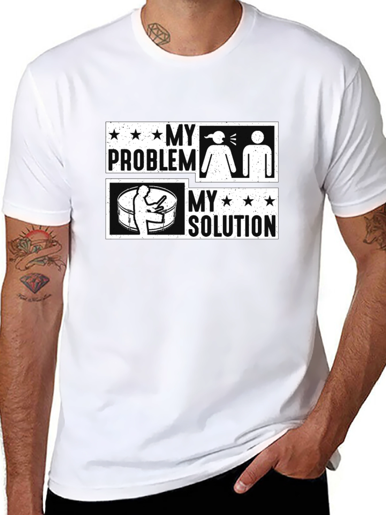 Drummers Solution Graphic Tee