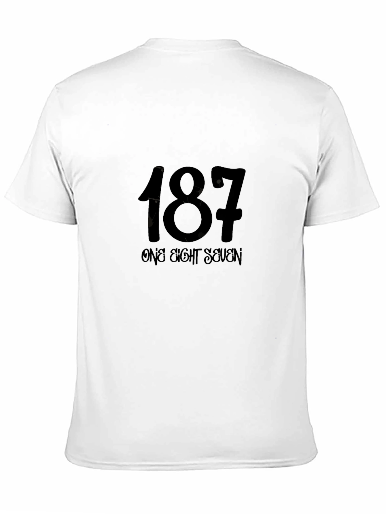 187 T-Shirt - One Eight Seven Black Tee