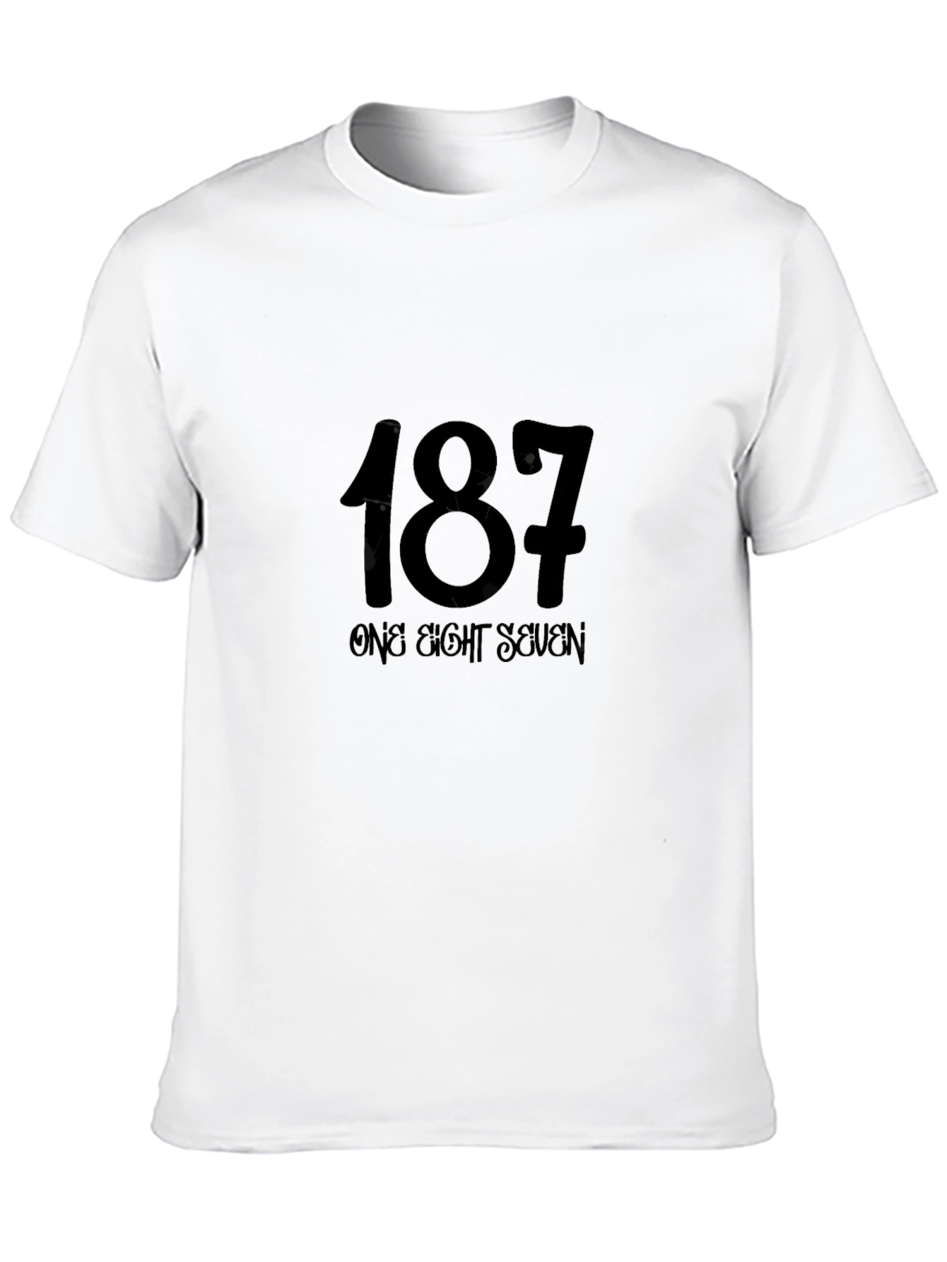187 T-Shirt - One Eight Seven Black Tee