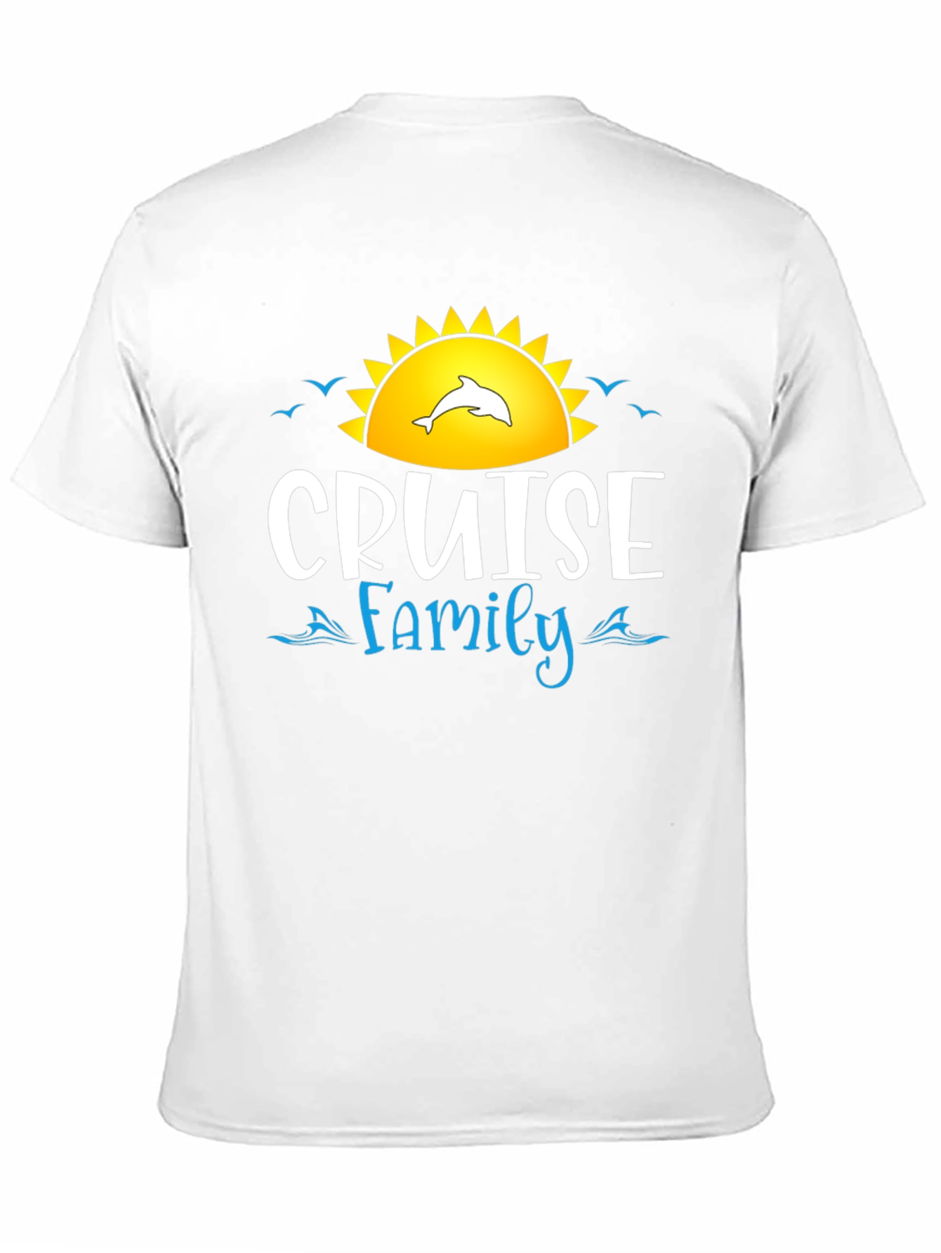 Cruise Family T-Shirt Dolphin Sun Graphic Tee