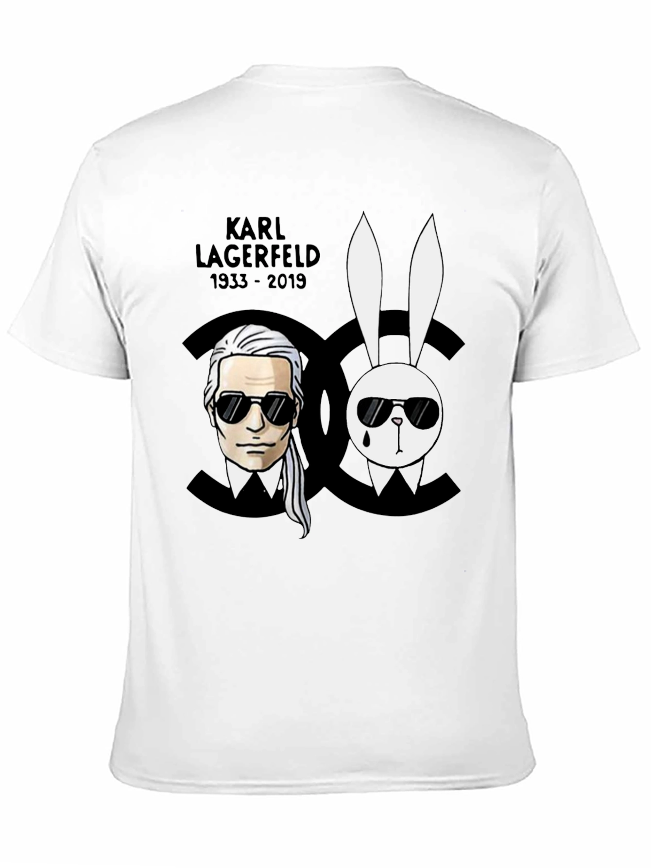 Karl Lagerfeld Tribute Black Graphic Tee