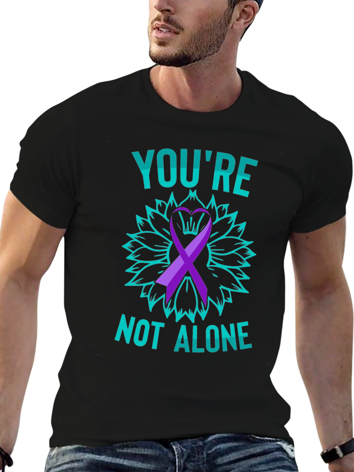 Youre Not Alone Mental Health Awareness T-Shirt