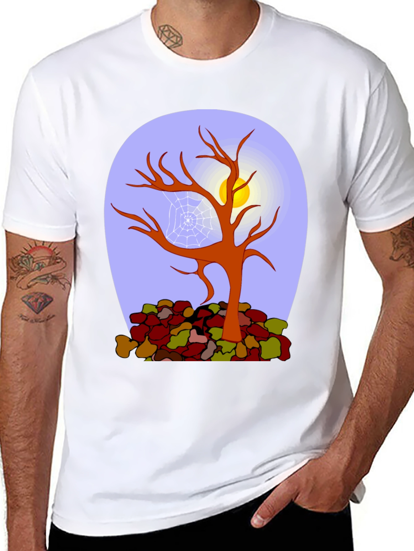 Halloween Tree T-Shirt - Spooky Season Apparel