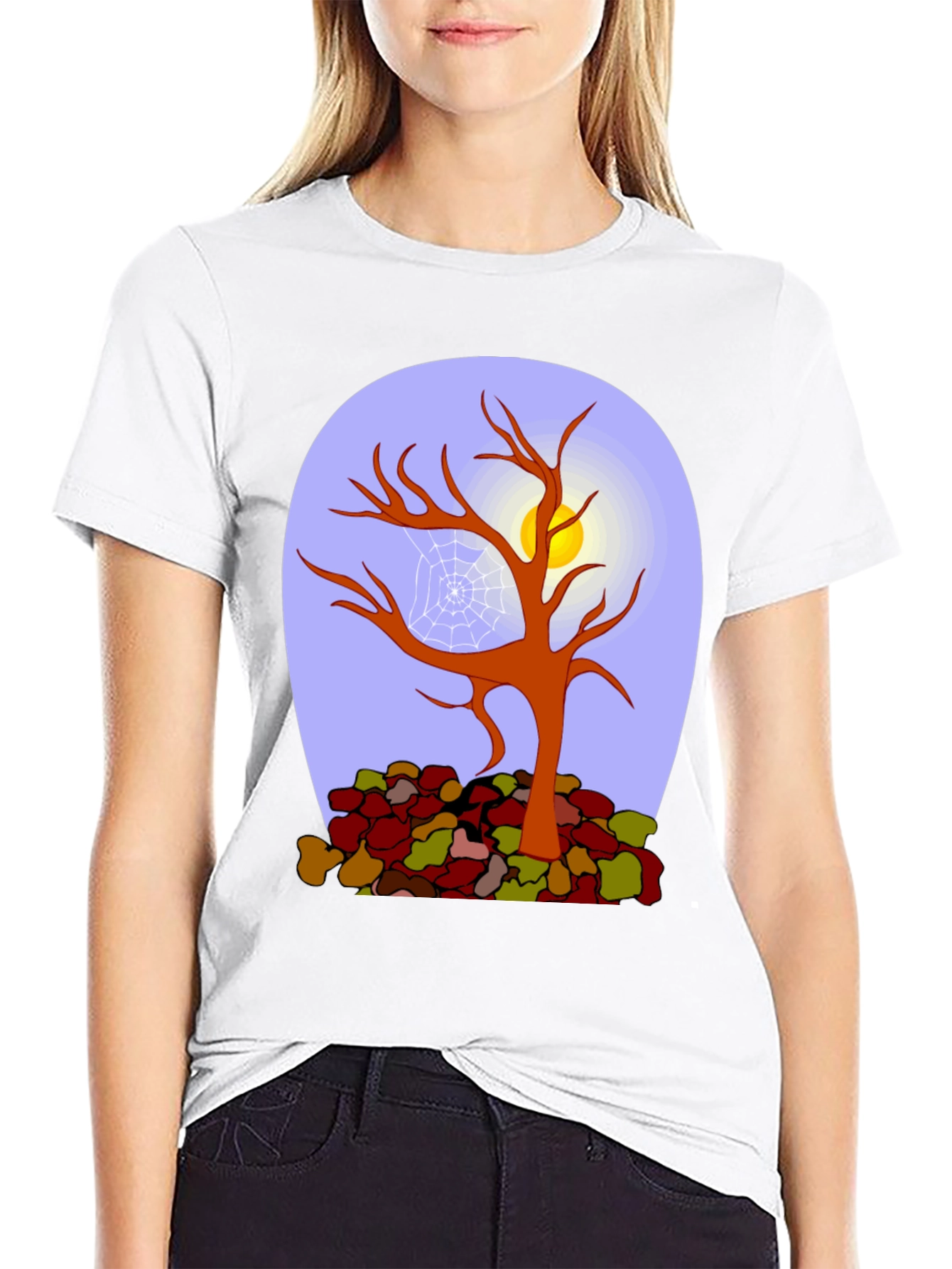 Halloween Tree T-Shirt - Spooky Season Apparel