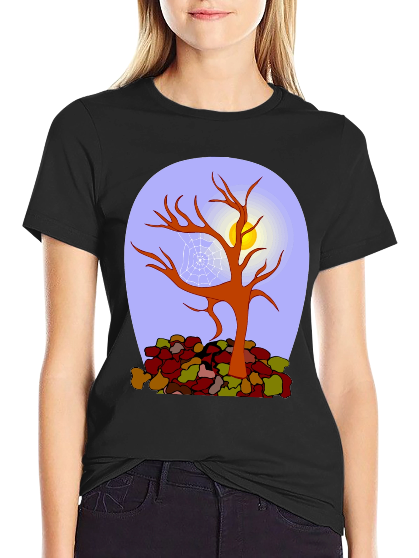 Halloween Tree T-Shirt - Spooky Season Apparel
